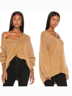 NWT Free People Brook-side Tunic Sweater size XS oversized